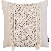 Beliani KALAM - Sierkussen set van 2 - Beige - 45 x 45 cm - Katoen