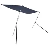 vidaXL Schaduwdoek T-top 170x208x(115-183) cm marineblauw
