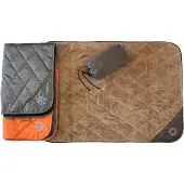 Thermoswitch Samos travel blanket - M - Brown - 2 zijdig bruikbaar - warmte reflecterende warme zijde en koele zijde.