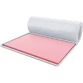 FDM VISCO Topmatras 100x200 cm - Koudschuim Topmatrassen Topper Eenpersoons - Hoogte 4 cm H2 - Visco - Ademend - Öko-Tex gecertificeerd - Afritsbaar hoes wasbaar - Antiallergisch en Ademende