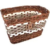 Volare Gevlochten Rieten Fietsmand - Groot