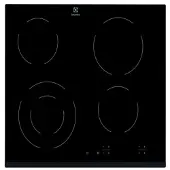 Electrolux EHF6241FOK 300 Radiant Hob - Vitrokeramische kookplaat, 60 cm