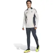 Adidas Real Madrid Trainingspak 1/4-Zip Europees 2024-2025 Beige Donkergrijs Bruin