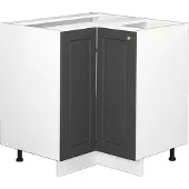 Vicco Hoekkast Fame-Line Antraciet-goud 80.5 cm zonder werkblad, Model 38022
