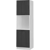 Vicco Fame-Line Ovenombouwkast – 60 cm open Antraciet landhuis