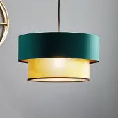 Maco Design Hanglamp Dorina , dimbaar, groen, Woon-/ Eetkamer, Kunststof, Modern, Hanglamp