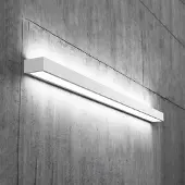 MCJ LED-wandlamp Mera, wit / opaal, Hal, metaal, Modern, LED wandlamp