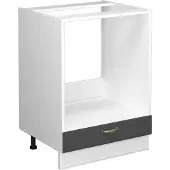 Vicco Fame-Line Ovenombouwkast – 60 cm, WB Eik Antraciet-goud