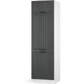 Vicco Fame-Line Koelkast ombouwkast – 60 cm Antraciet landhuis