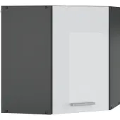 Vicco R-Line Hoek hangkast – 57 cm Wit Hoogglans