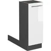 Vicco Fame-Line Keukeneiland – 30 cm zonder werkblad Wit Hoogglans