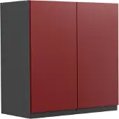 Vicco R-Line Hangkast – 60 cm J-vorm Rood
