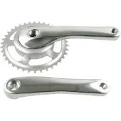 Gazelle Crankstel Linea, 38T, aluminium/staal, zilver