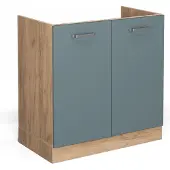 Vicco R-Line Wastafelkast – 80 cm zonder werkblad Blauw-grijs