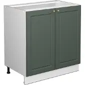 Vicco Fame-Line Wastafelkast – 80 cm met legplank, WB Marmer Groen-Goud Landhuis