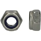 Pgb-Europe PGB-FASTENERS | Zeskantborgmoer DIN 985 M18 A2 | 50 st 000985A7001803