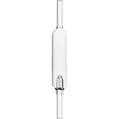 Blau glazen CO2 bellenteller