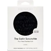 Vegan Boost Satin Scrunchies Black Small - 8pcs
