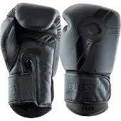 Booster BGL V3 Bokshandschoenen – Zwart/Zwart – Echt Leer – 16 oz