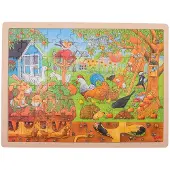 Goki Puzzel - Puzzel Onze Tuin Boven - Onder