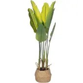 Atmosphera Kunstplant Strelitzia - Ø38xH125cm - Groen/Geel