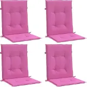 vidaXL Rugkussens 4 st Oxford Stof Roze