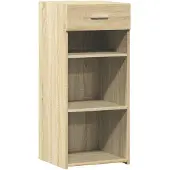 vidaXL Dressoir 40x42,5x93 cm bewerkt hout sonoma eikenkleurig