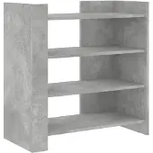 vidaXL Dressoir 73,5x35x75 cm bewerkt hout betongrijs