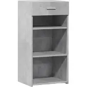 vidaXL Dressoir 45x42,5x93 cm bewerkt hout betongrijs