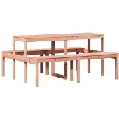 vidaXL Picknicktafel 160x134x75 cm massief douglashout