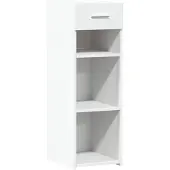 vidaXL Dressoir 30x42,5x93 cm bewerkt hout wit