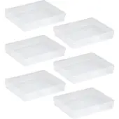 Sunware Q-Line opbergbox 3.6L - Set van 6 - Transparant