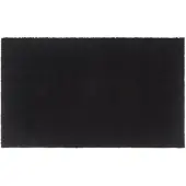 vidaXL Deurmat 90x150 cm getufte kokosvezel zwart