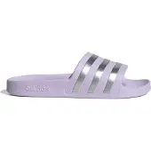 Adidas Muiltjes 'ADILETTE AQUA' lila / zilver