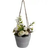 Atmosphera Kunstbloemen in pot ROZEN, 18 cm