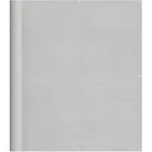 vidaXL Balkonscherm 120x300 cm 100% oxford polyester lichtgrijs