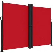 vidaXL Windscherm uittrekbaar 180x600 cm rood