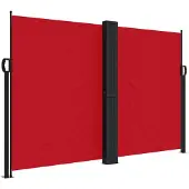 vidaXL Windscherm uittrekbaar 160x1200 cm rood