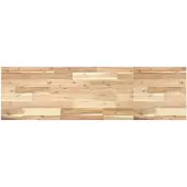 vidaXL Wandschap zwevend 120x40x2 cm onbehandeld massief acaciahout
