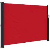 vidaXL Windscherm uittrekbaar 140x600 cm rood
