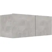 vidaXL Tv-meubel 80x30x30 cm bewerkt hout betongrijs