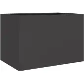 vidaXL Plantenbak 62x47x46 cm staal zwart