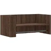 vidaXL Wandschap 70,5x35x30,5 cm bewerkt hout bruin eikenkleurig