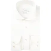 Profuomo overhemd zakelijk slim fit wit wide spread