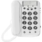 Geemarc Telecom DALLAS 10 - Téléphone filaire - blanc