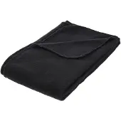 Atmosphera Zwarte Polar Fleece Deken 125x150 cm - 180 g/m²