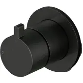 Hotbath Ace AC111EXT afbouwdeel inbouw 2-weg omstel geborsteld zwart PVD