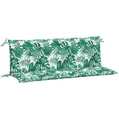 vidaXL Tuinbankkussens 2 st 150x50x7 cm oxford stof bladpatroon