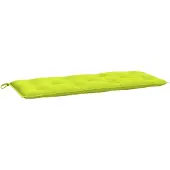 vidaXL Tuinbankkussen 120x50x7 cm oxford stof heldergroen