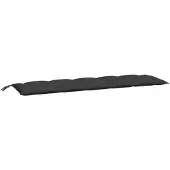 vidaXL Tuinbankkussen 180x50x7 cm oxford stof zwart